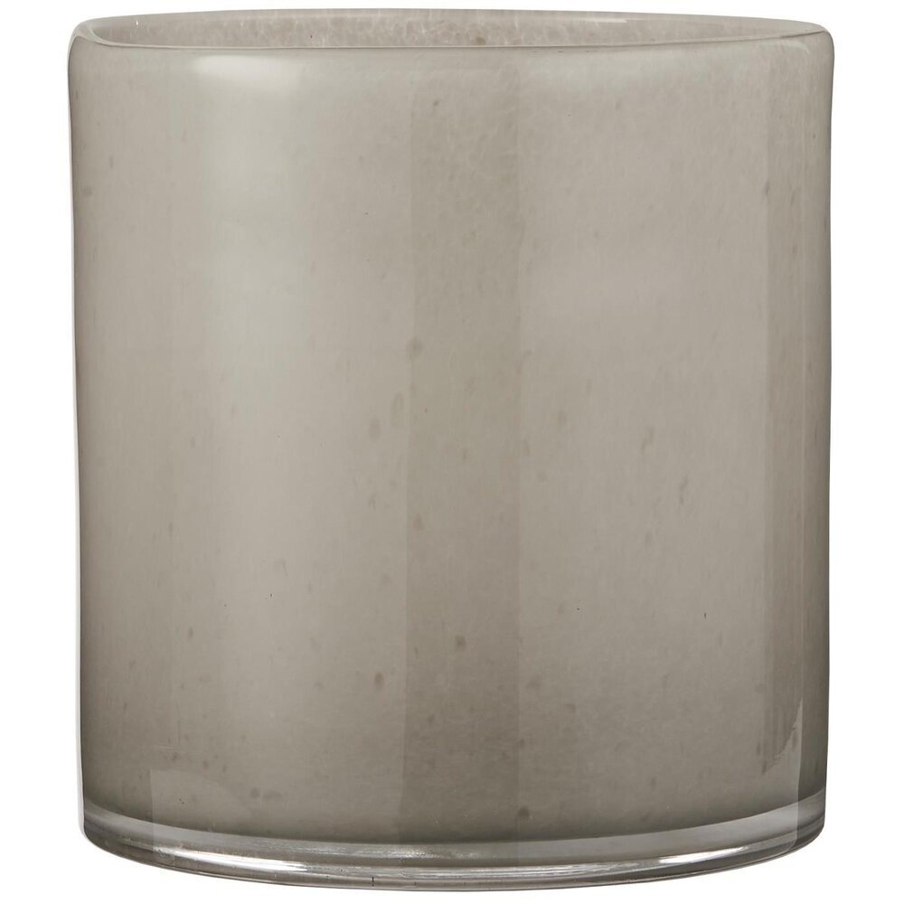 Topf Venecia durchgefärbtes Glas, grau Höhe 16, Ø 15 cm