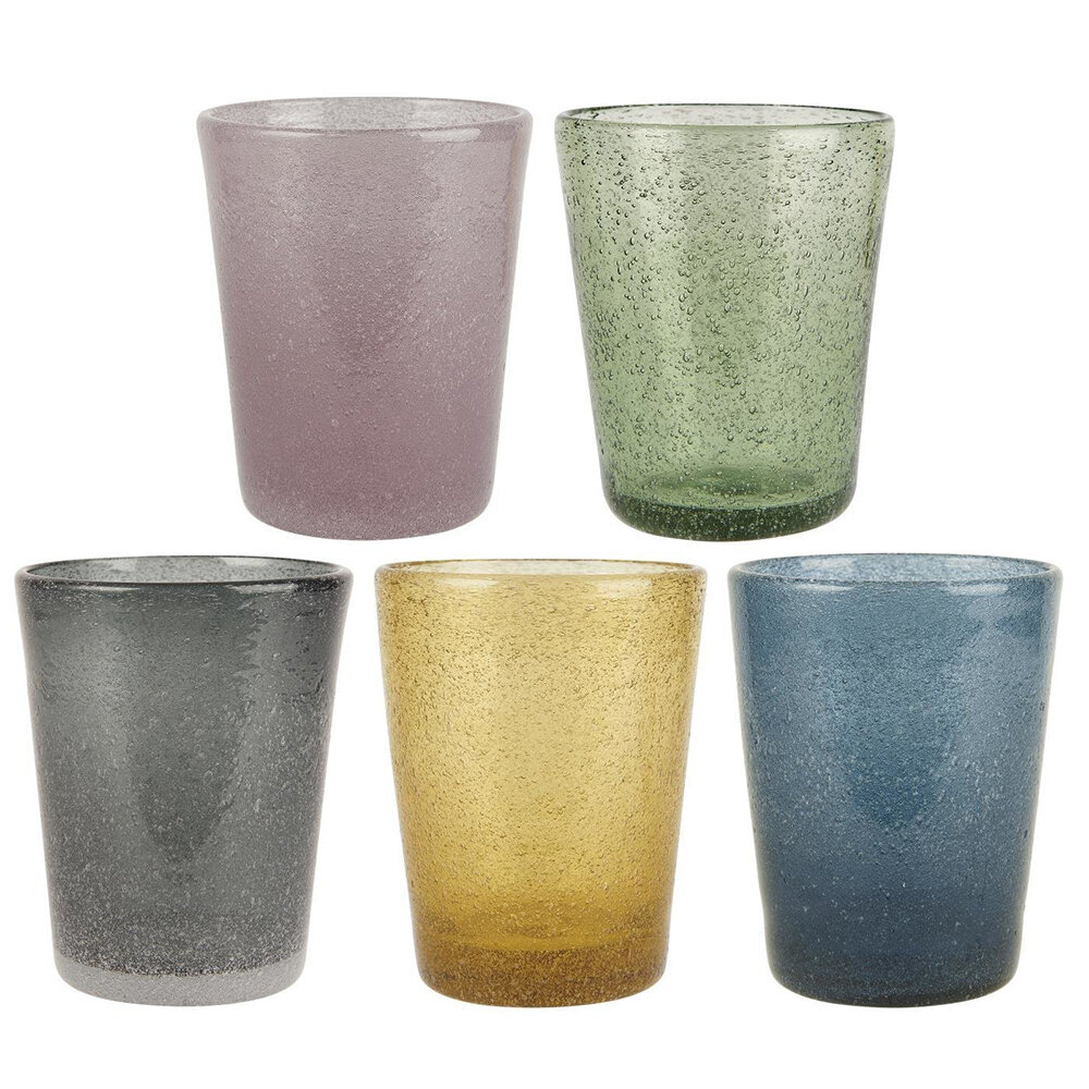 Trinkglas 5er Set bunt | IB Laursen