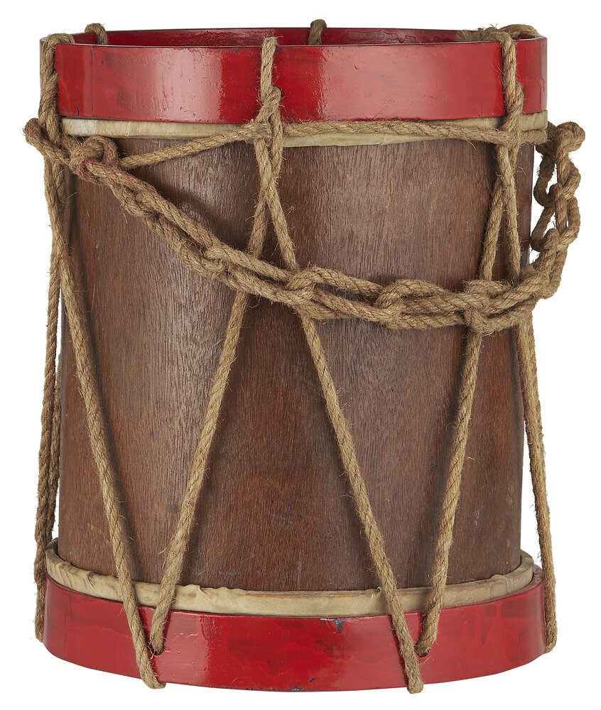 Trommel groß, braun 