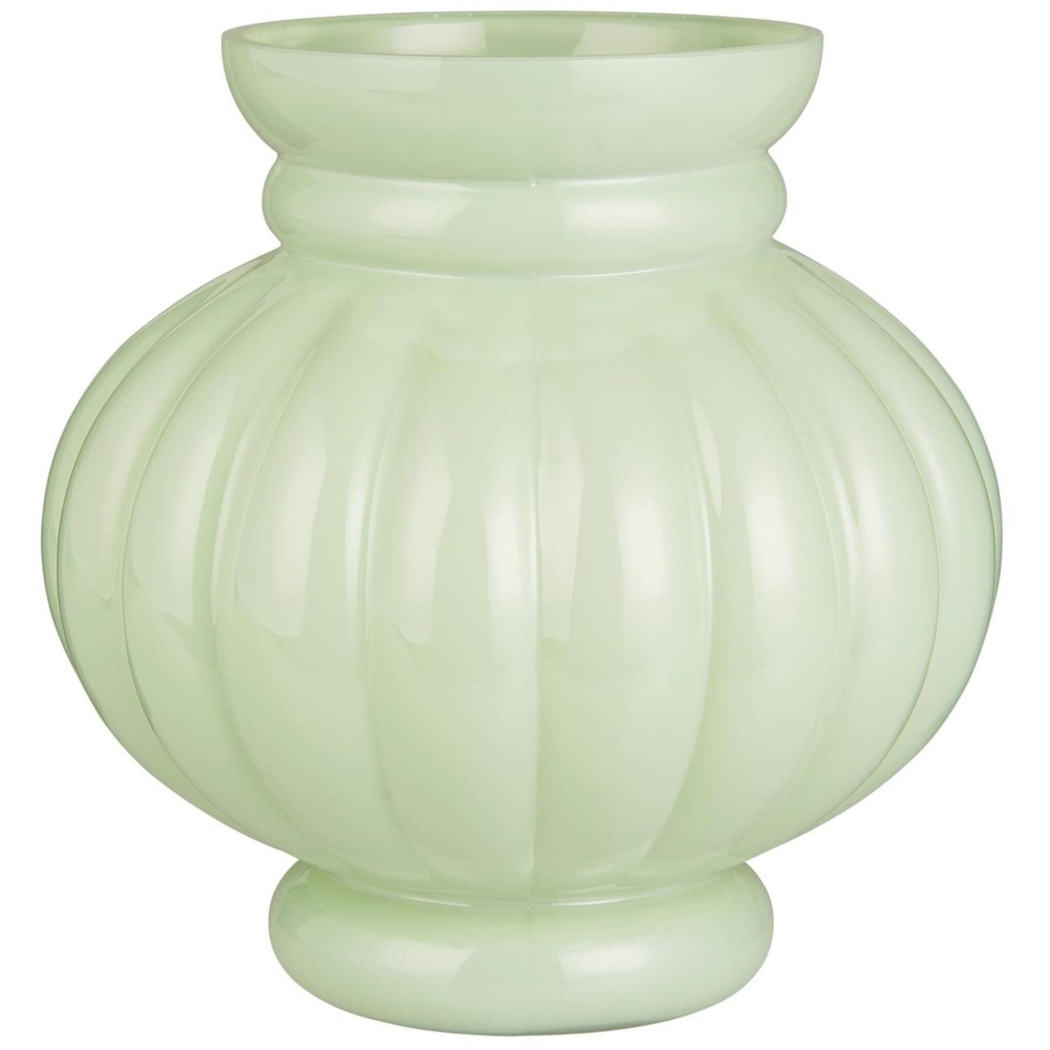 Vase Petra in Hellgrün, hellgrün 