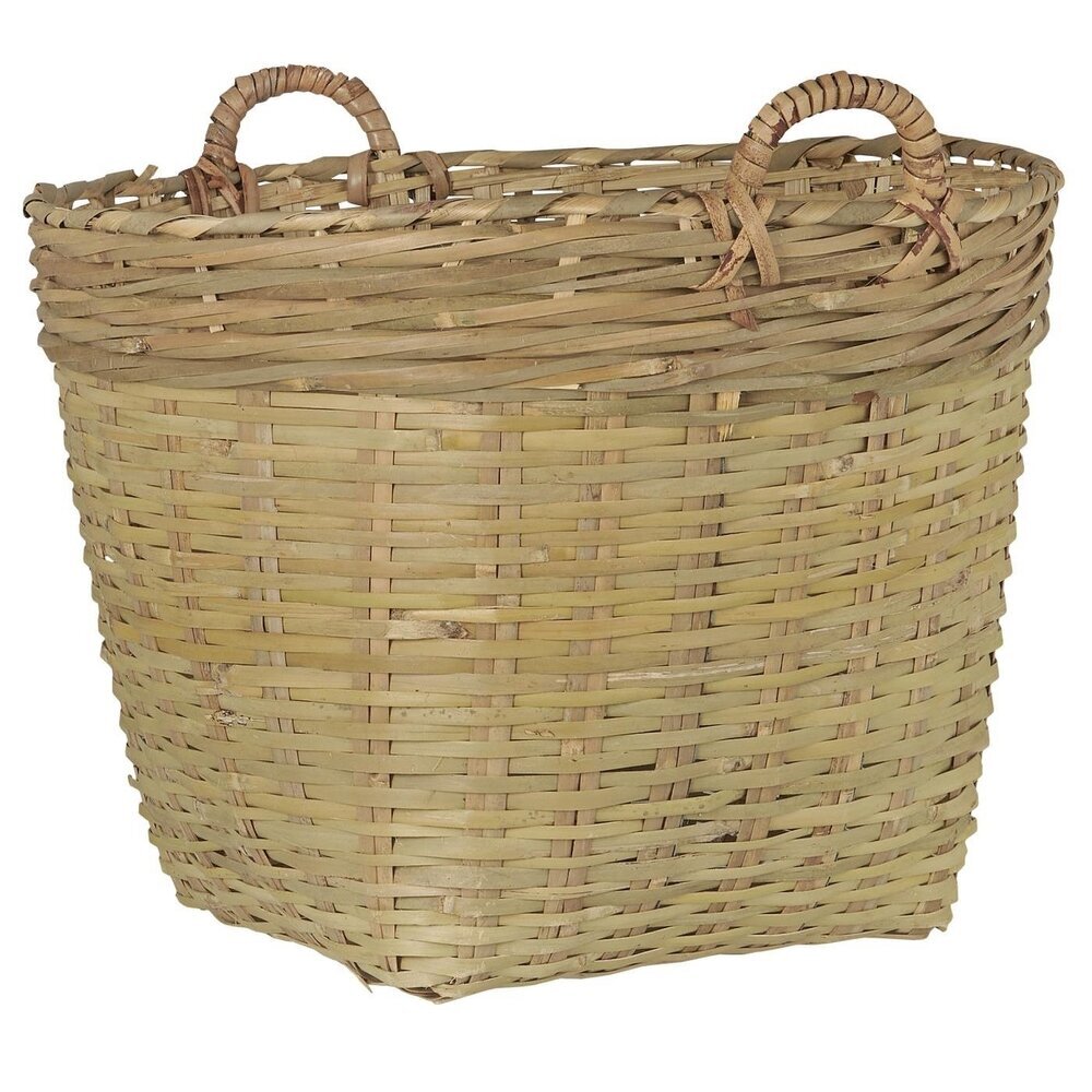Korb aus Bambus mit Henkeln, natur Höhe 35, Ø 40 cm