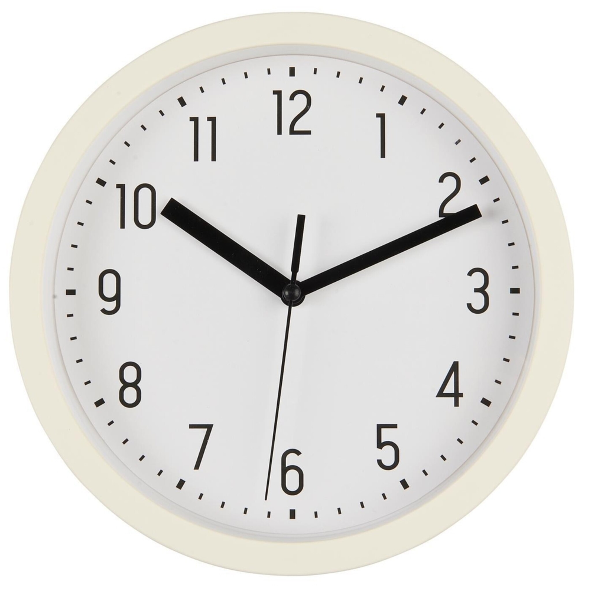 Wanduhr Classic in verschiedenen Farben, creme 