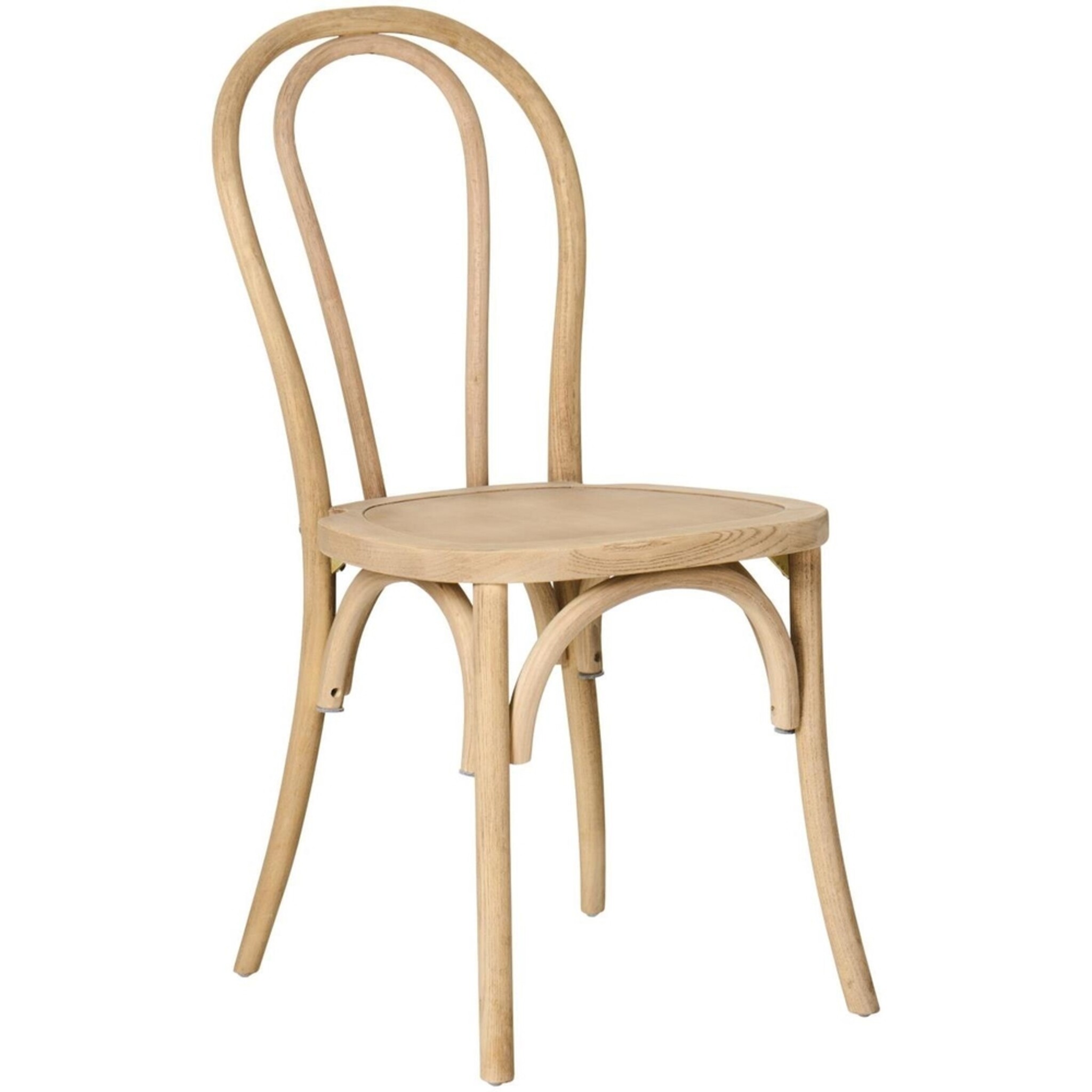 Wiener-Stuhl mit Holzsitz, stapelbar, natur 