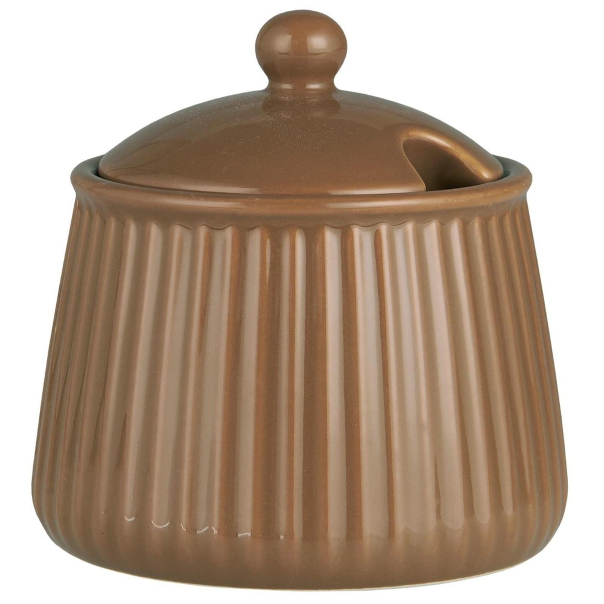 Zuckerschale Mynte  – Romantisches Geschirr, hazelnut 