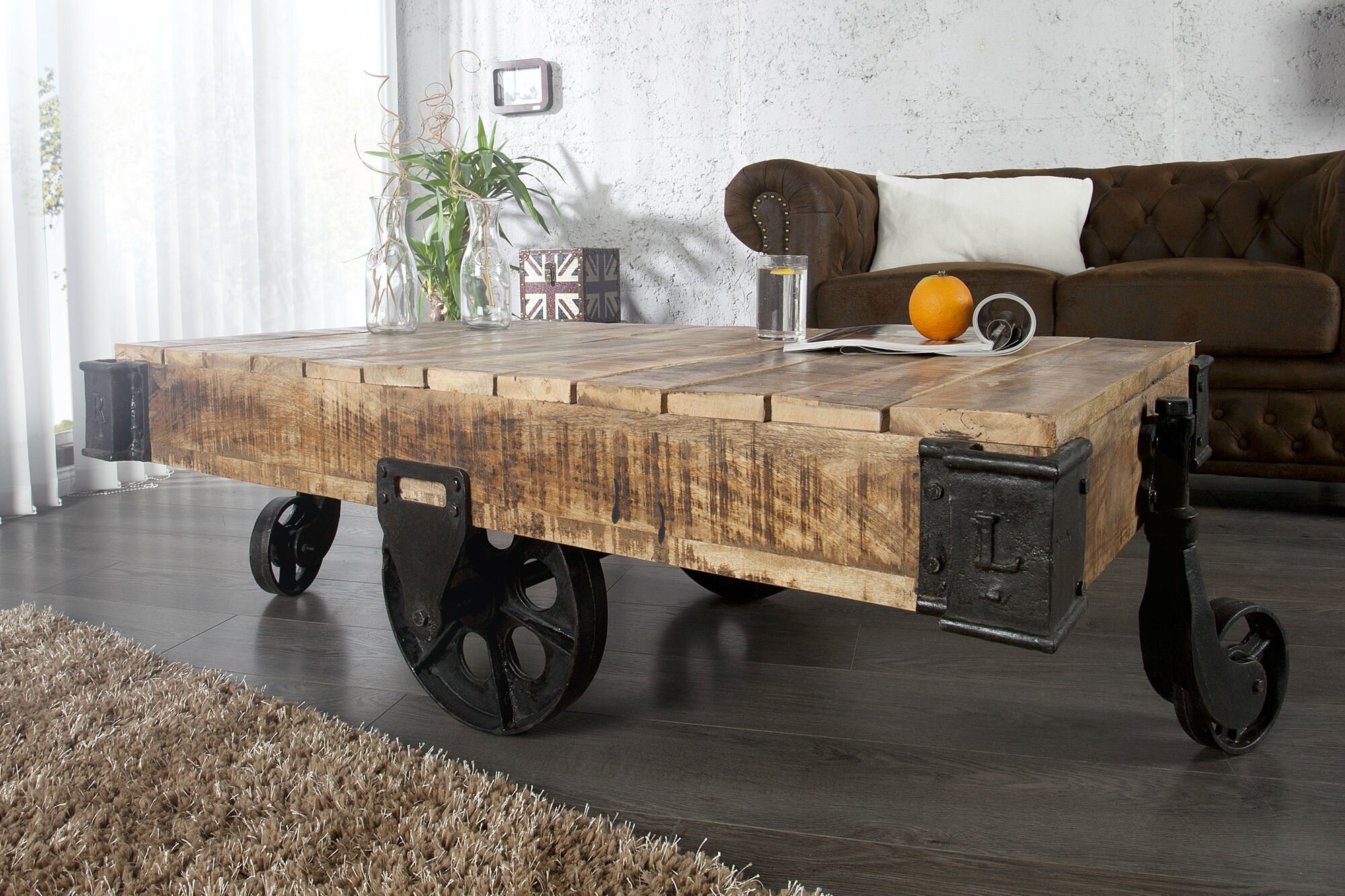 Couchtisch Railway Mango, natur 