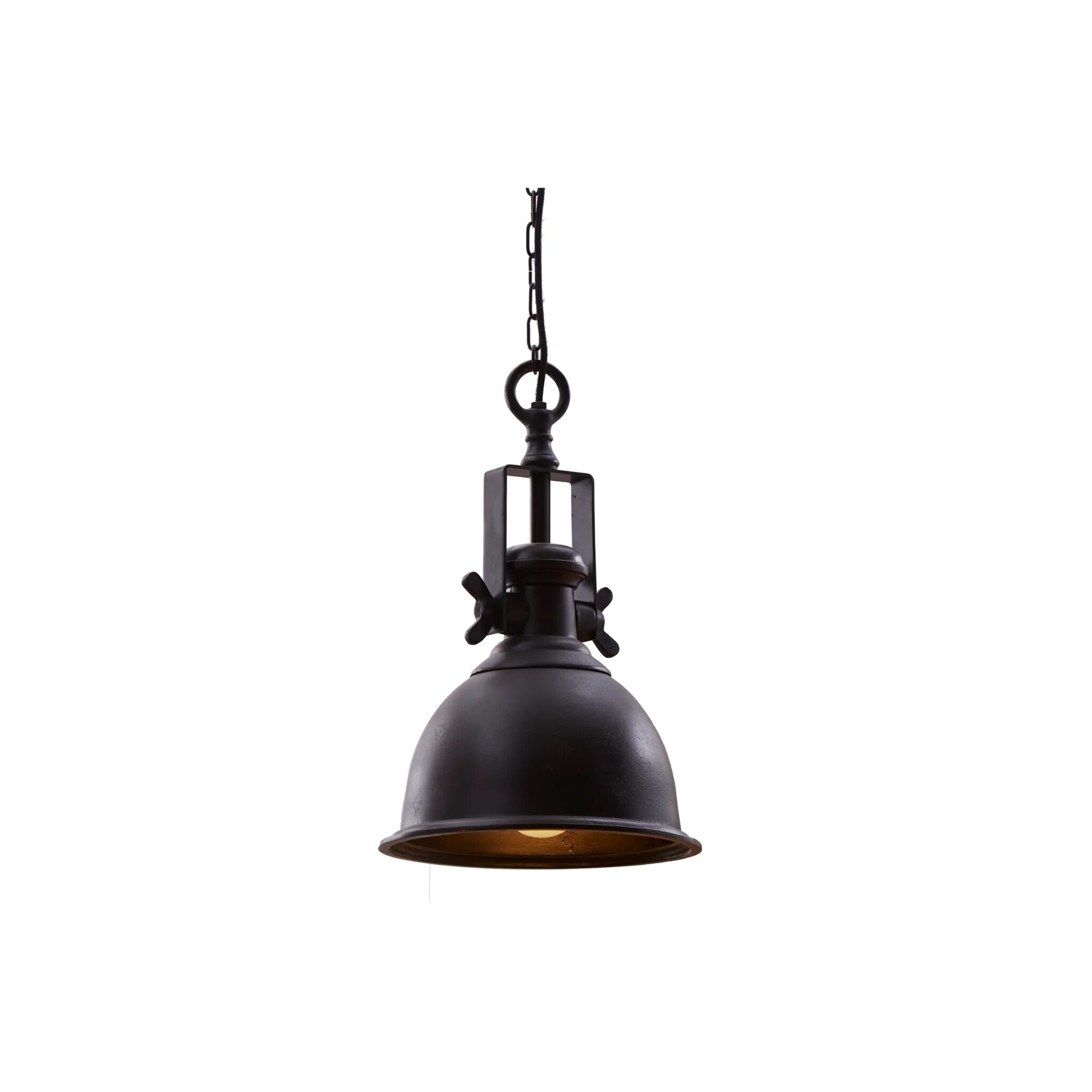Pendelleuchte Industrial Metall schwarz Industriestil, schwarz 