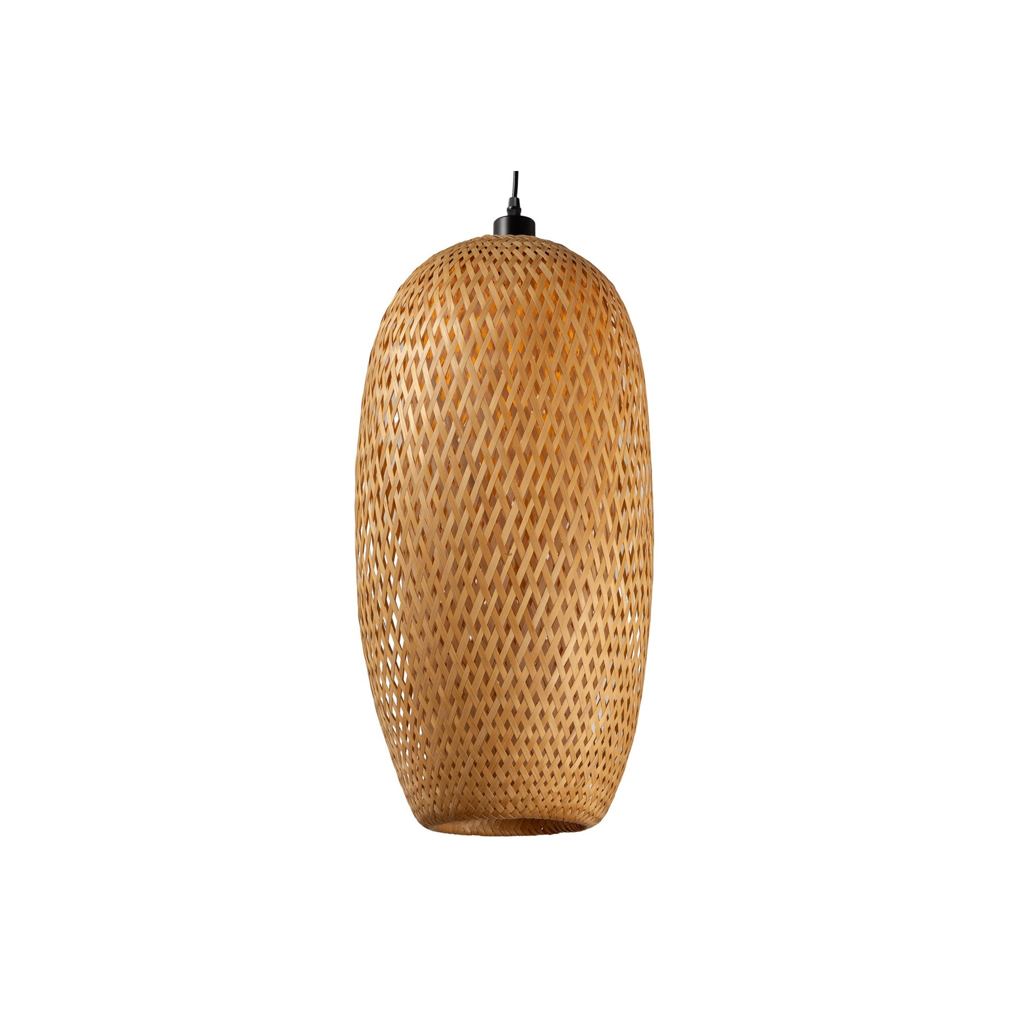 Pendelleuchte Organic Living 4 Bambus, natur Ø 30, Höhe 60 cm