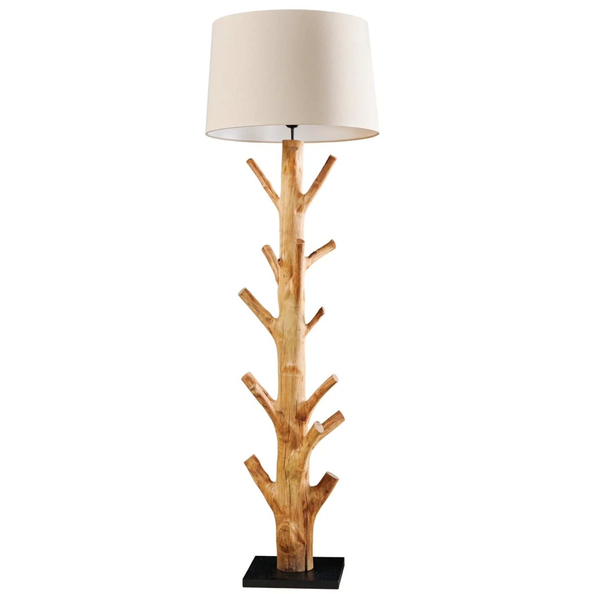 Stehlampe Tree Nature Mangostanholz, natur 