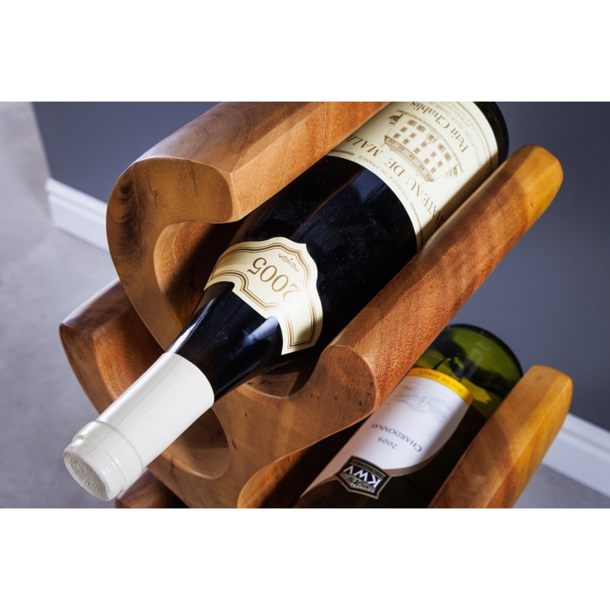 Weinregal Arte Suarholz Handgefertigtes Unikat, natur 