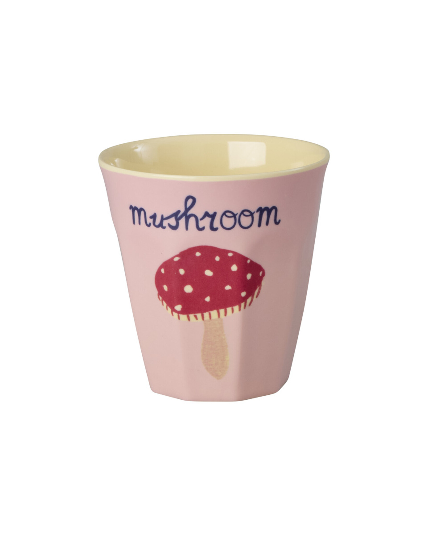 RICE Melamin Kinderbecher 6er Set Small ABC Print, pink 