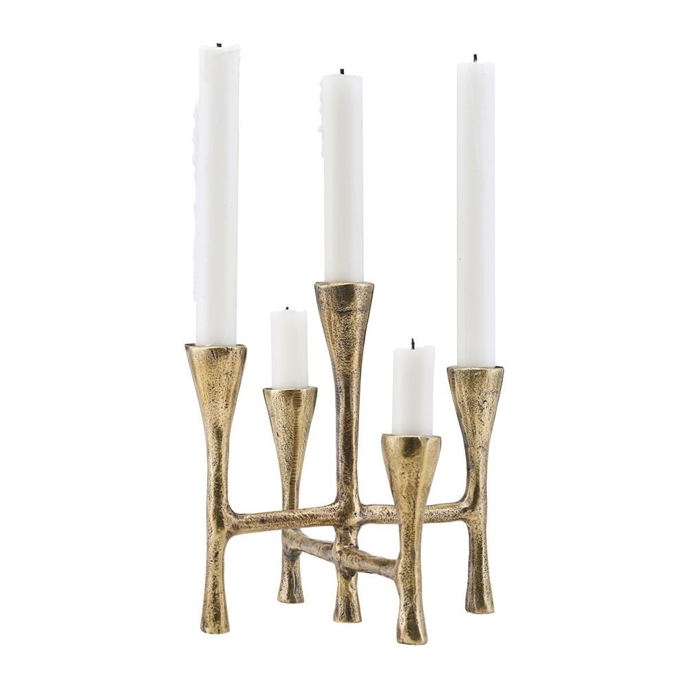 Kerzenständer Tristy, messing 