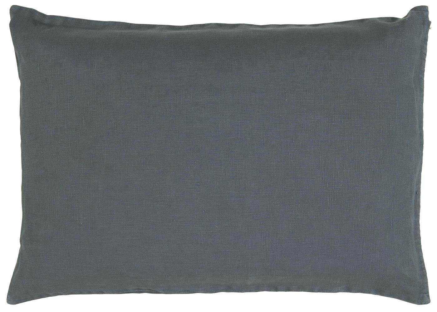 IB Laursen Kissenbezug Leinen 60x40 cm, historical blue 