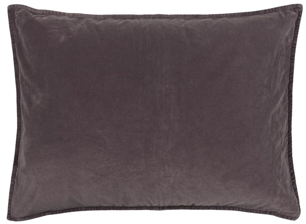 Kissenbezug Velour rechteckig, lila 