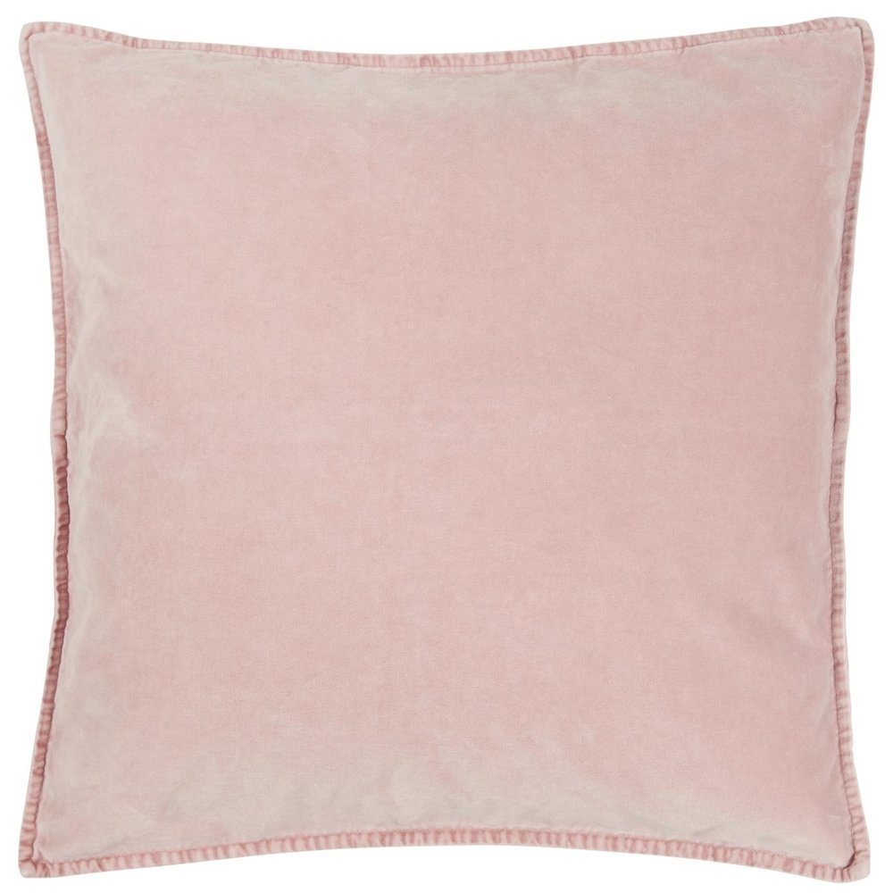 Kissenbezug Velour quadratisch, rosa 