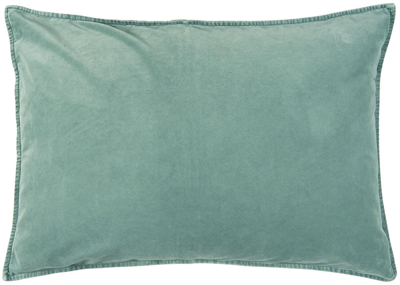 Kissenbezug Velour rechteckig, green mist 