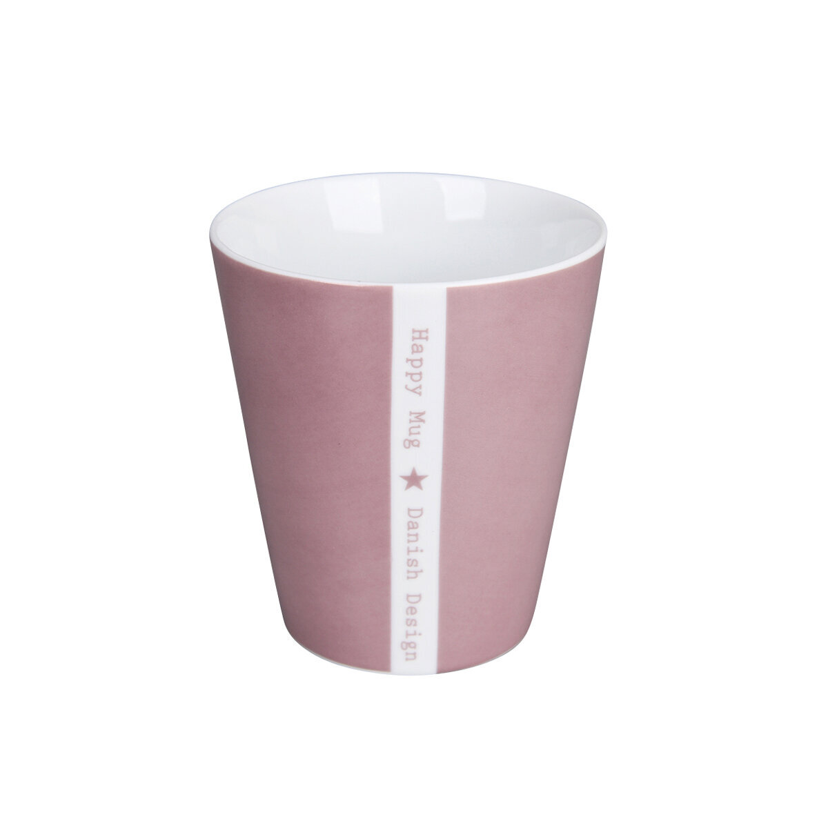 Becher Happy Mug Colourful Star, rosa 