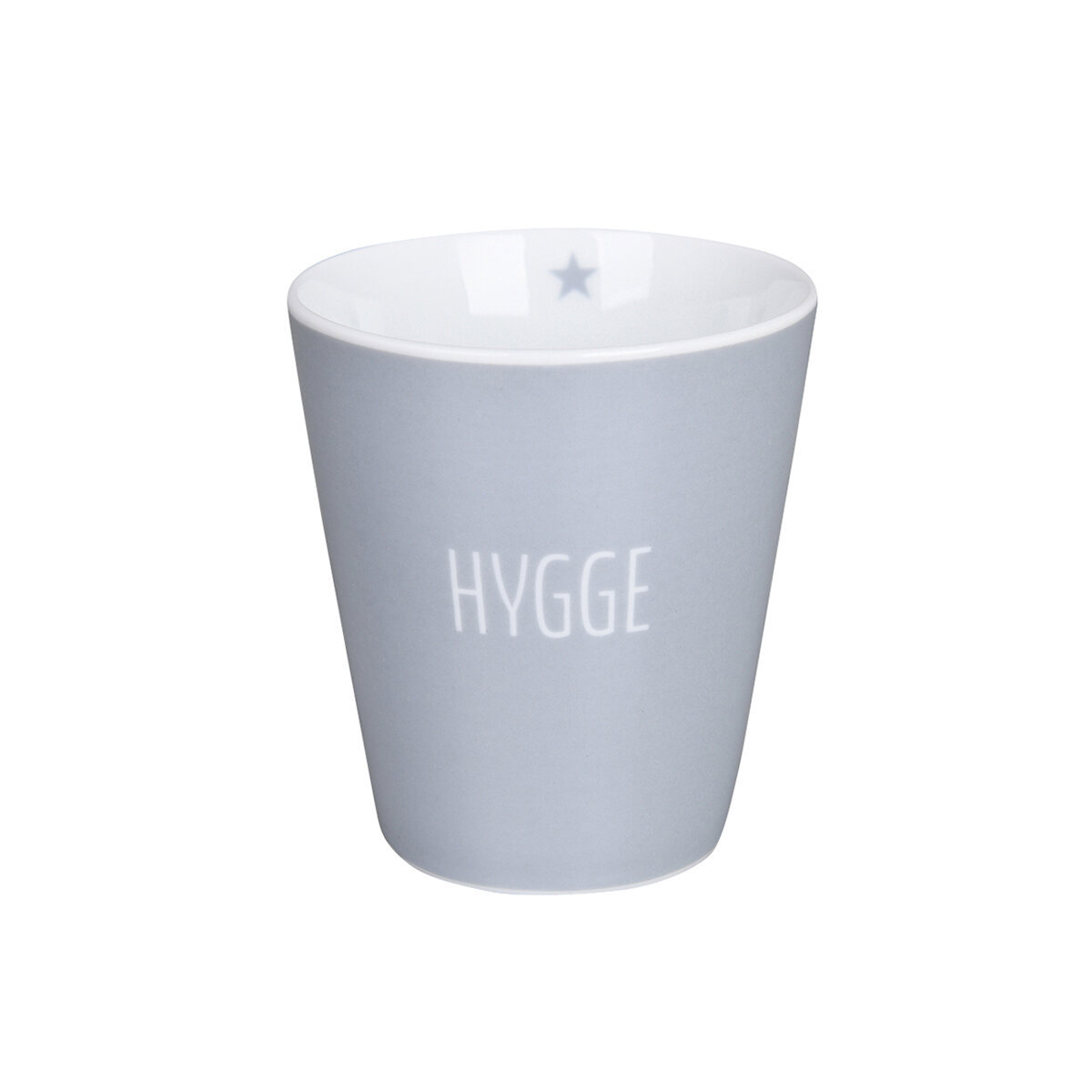 Becher Happy Mug Hygge Colorful, grau 