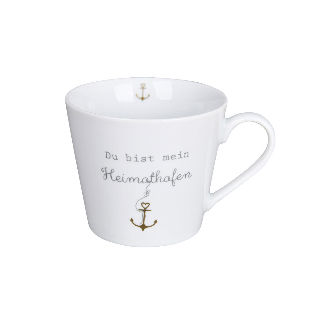 Cup, Du bist mein Heimathafen, weiss 