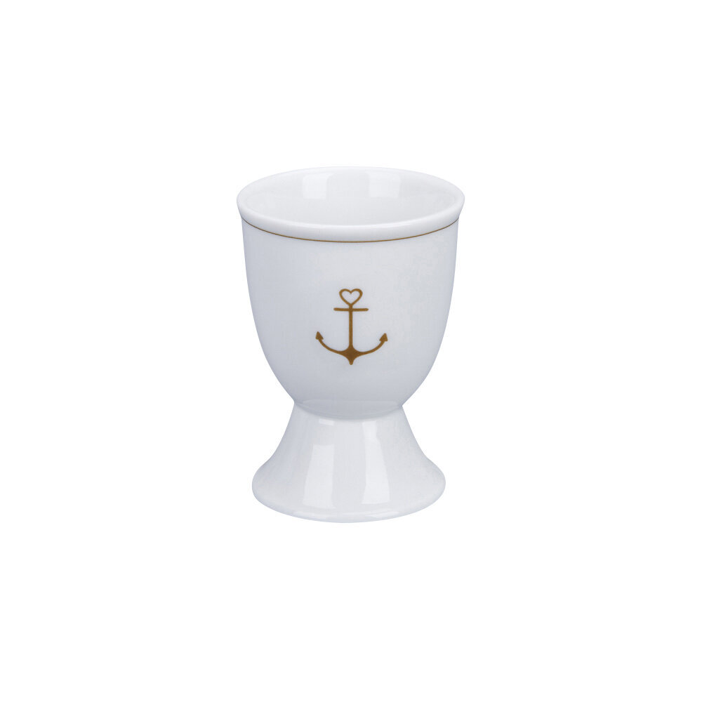 Eierbecher Gold Anchor, weiss 