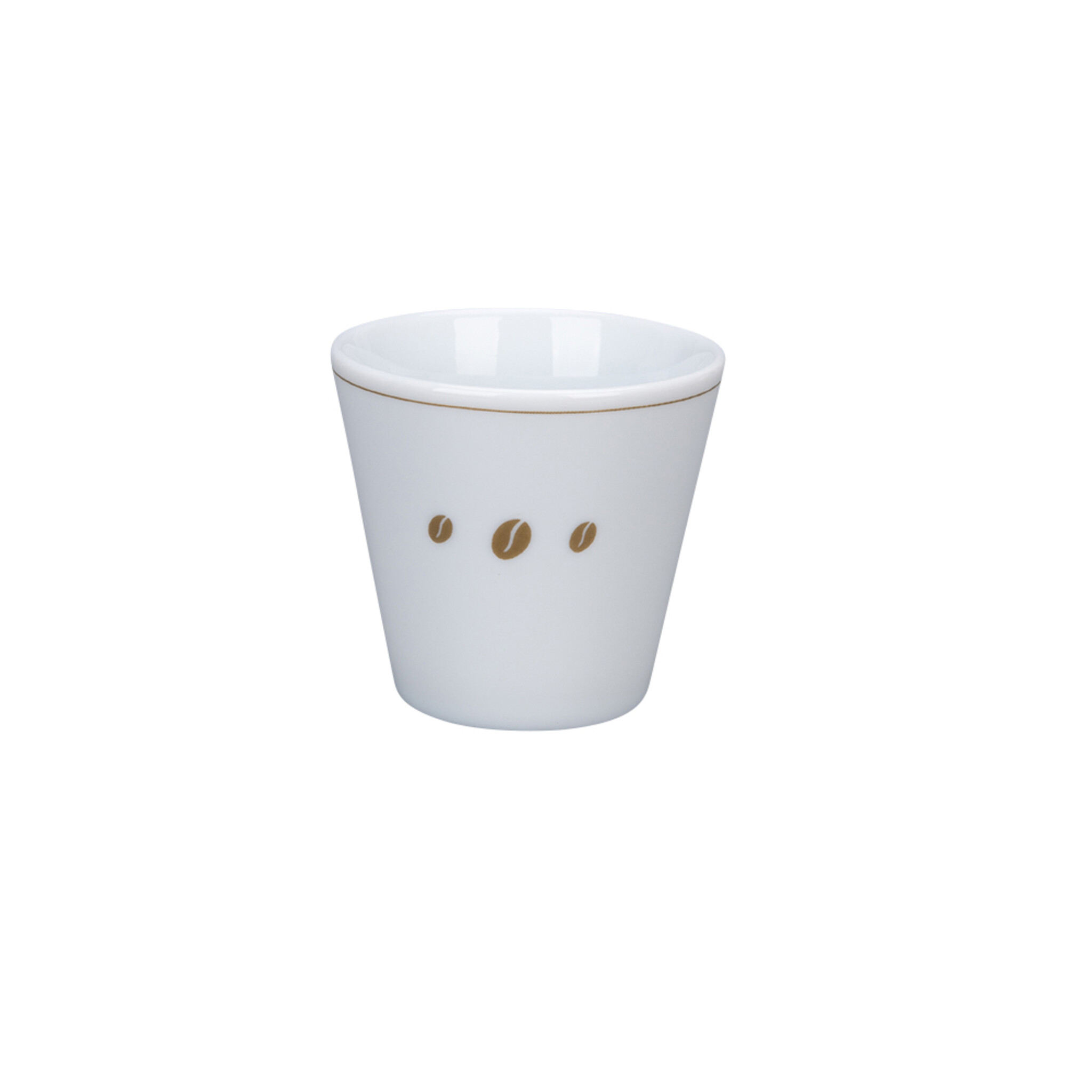 Espresso Cup, Kaffeebohnen, weiss 