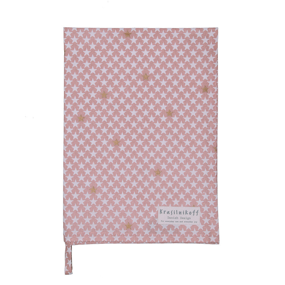 Geschirrhandtuch Happy Stars, rosa 