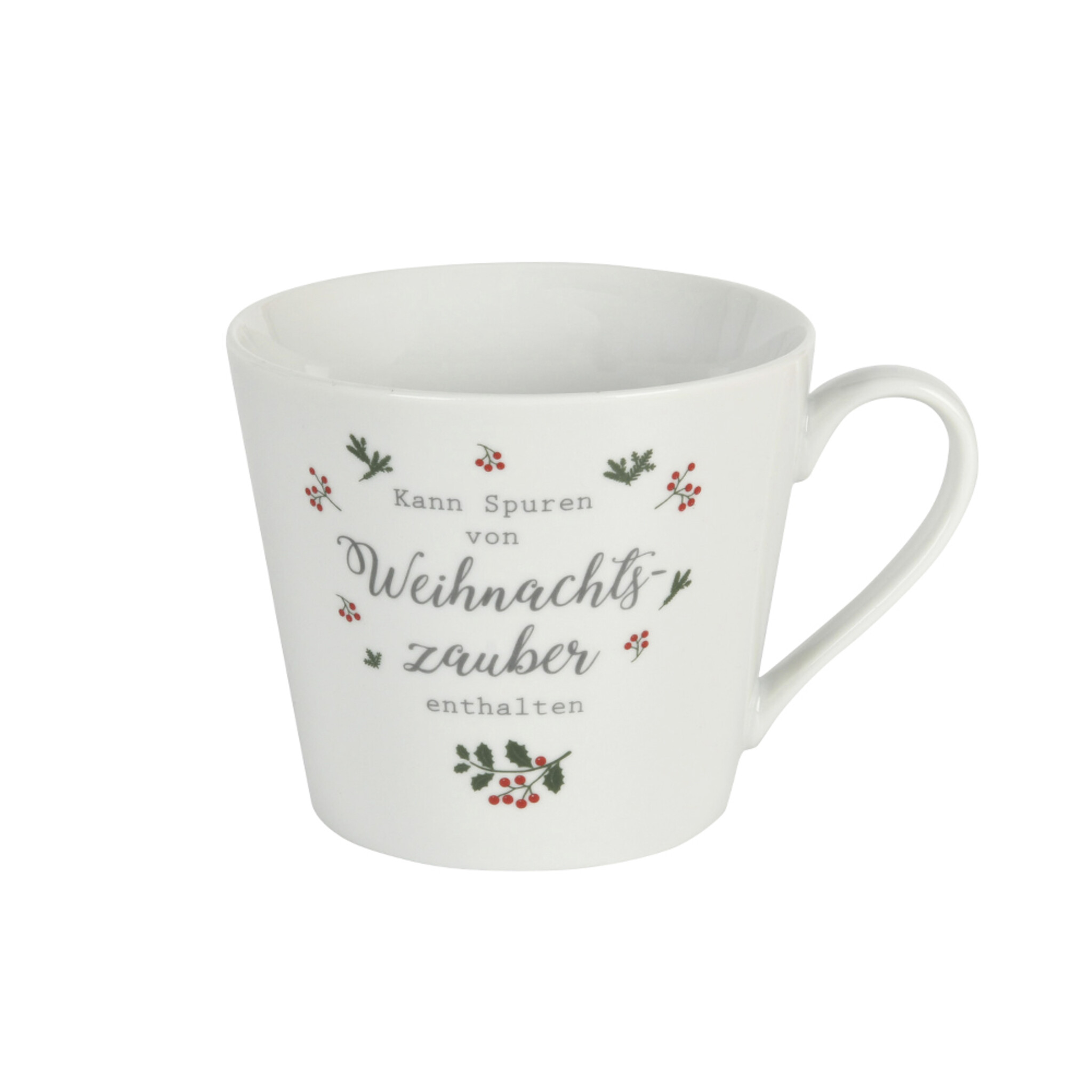 Happy Cup, Kann Spuren von Weihnachtszauber enthalten, weiss 