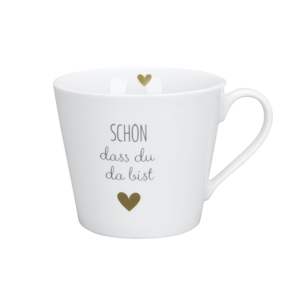 Happy Cup Schön dass du da bist, weiss 