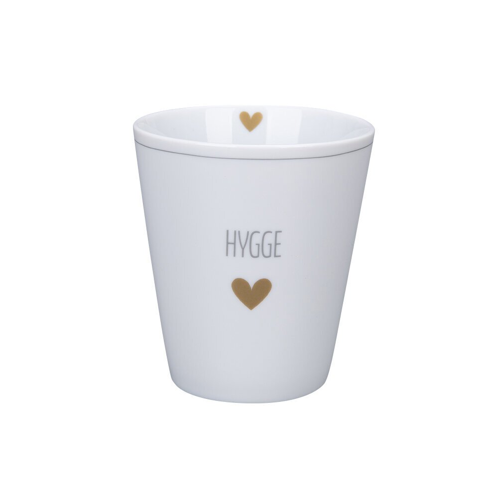 Happy Mug Becher Hygge, weiss 