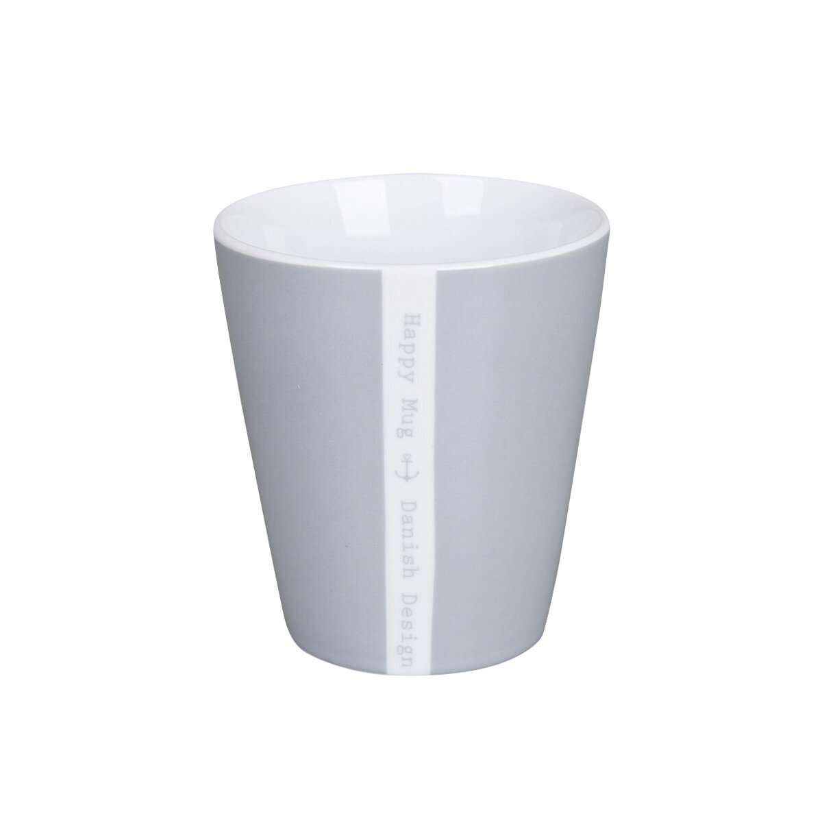 Happy Mug Becher Ostseeliebe, grau 