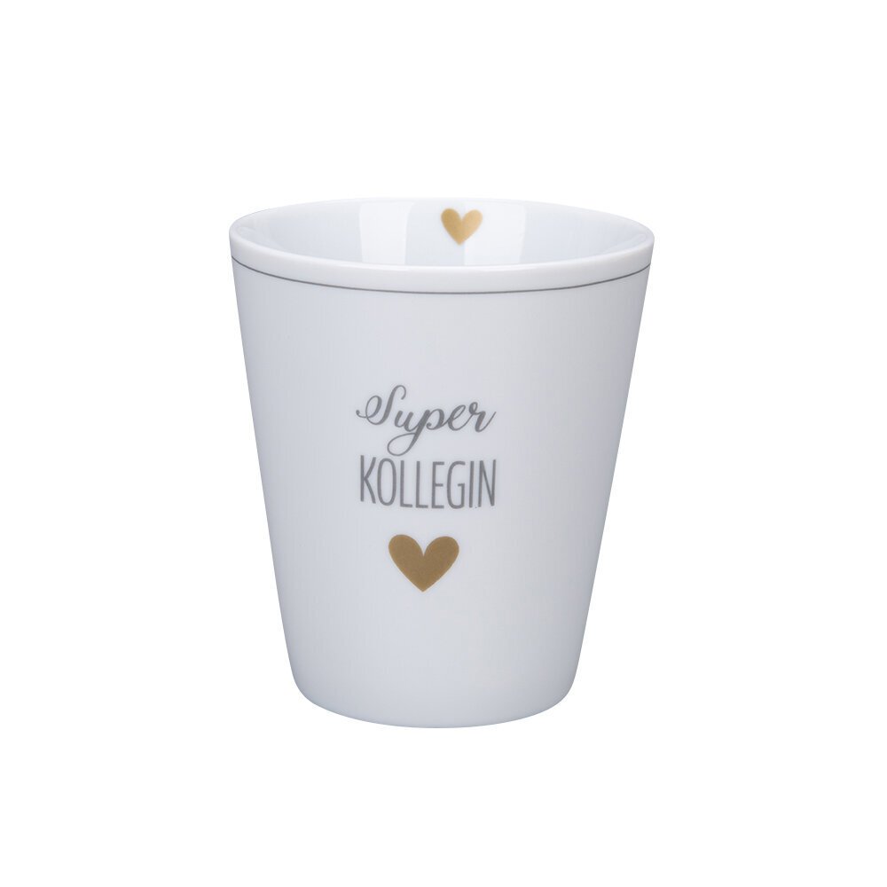 Happy Mug Becher Super, weiss 