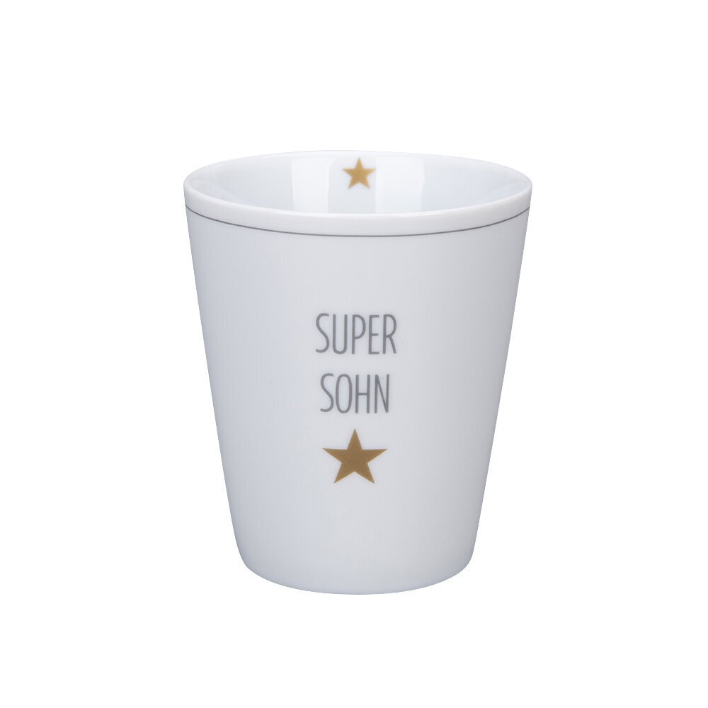 Happy Mug Becher Super, weiss 
