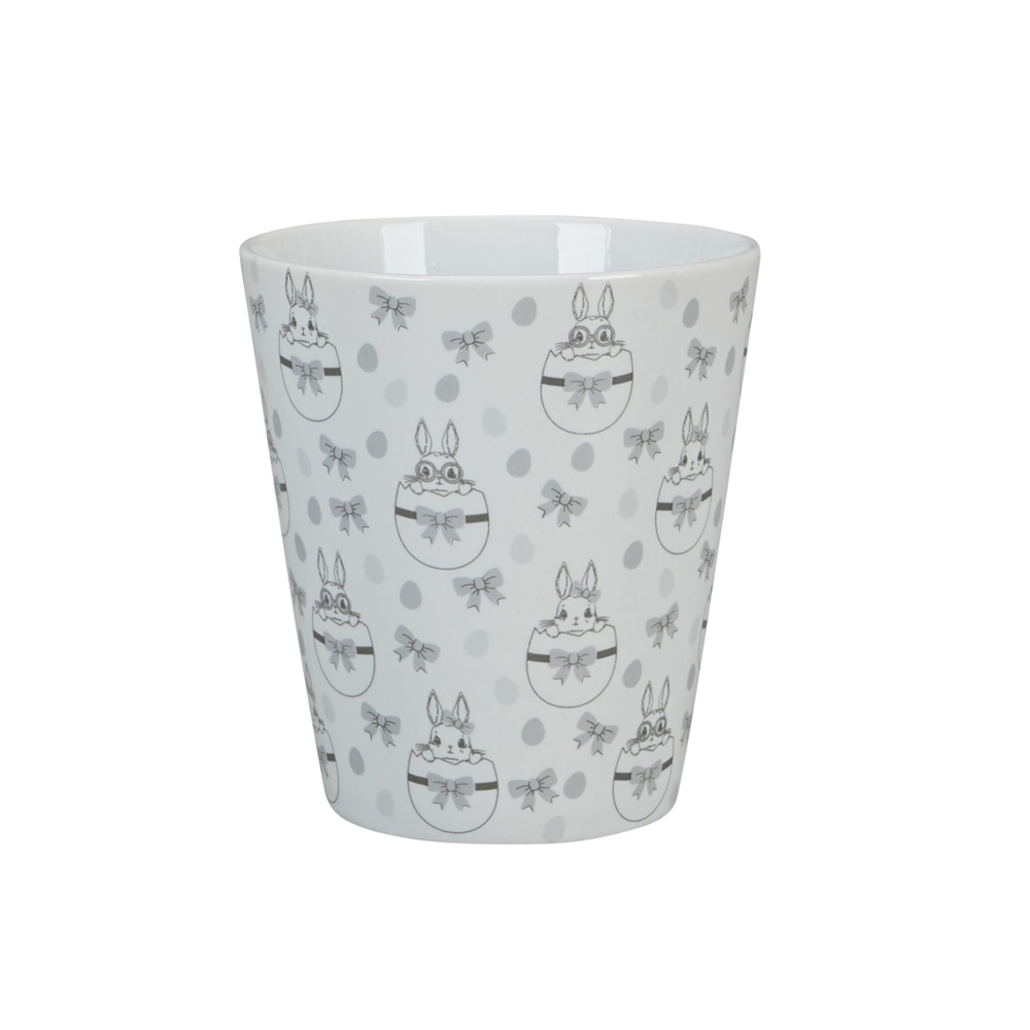 Happy Mug, Bunny in Egg, weiss 