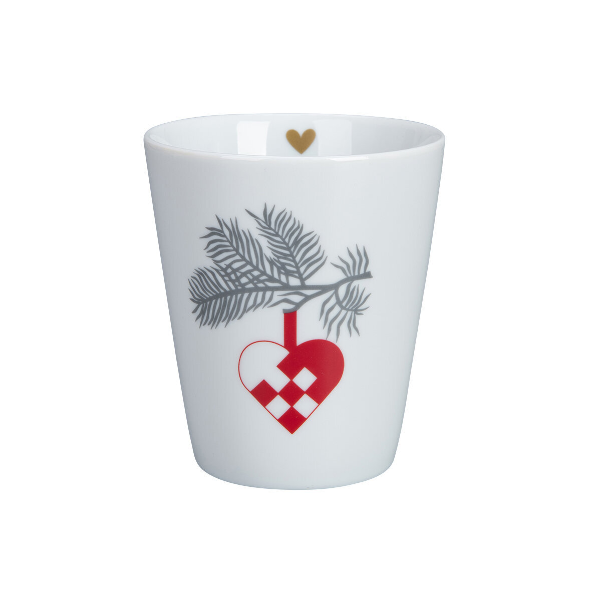 Happy Mug Christmas Heart, weiss 