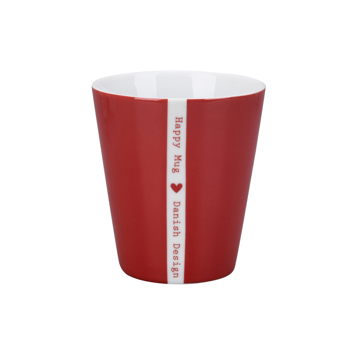 Happy Mug Colourful Heart, rot 