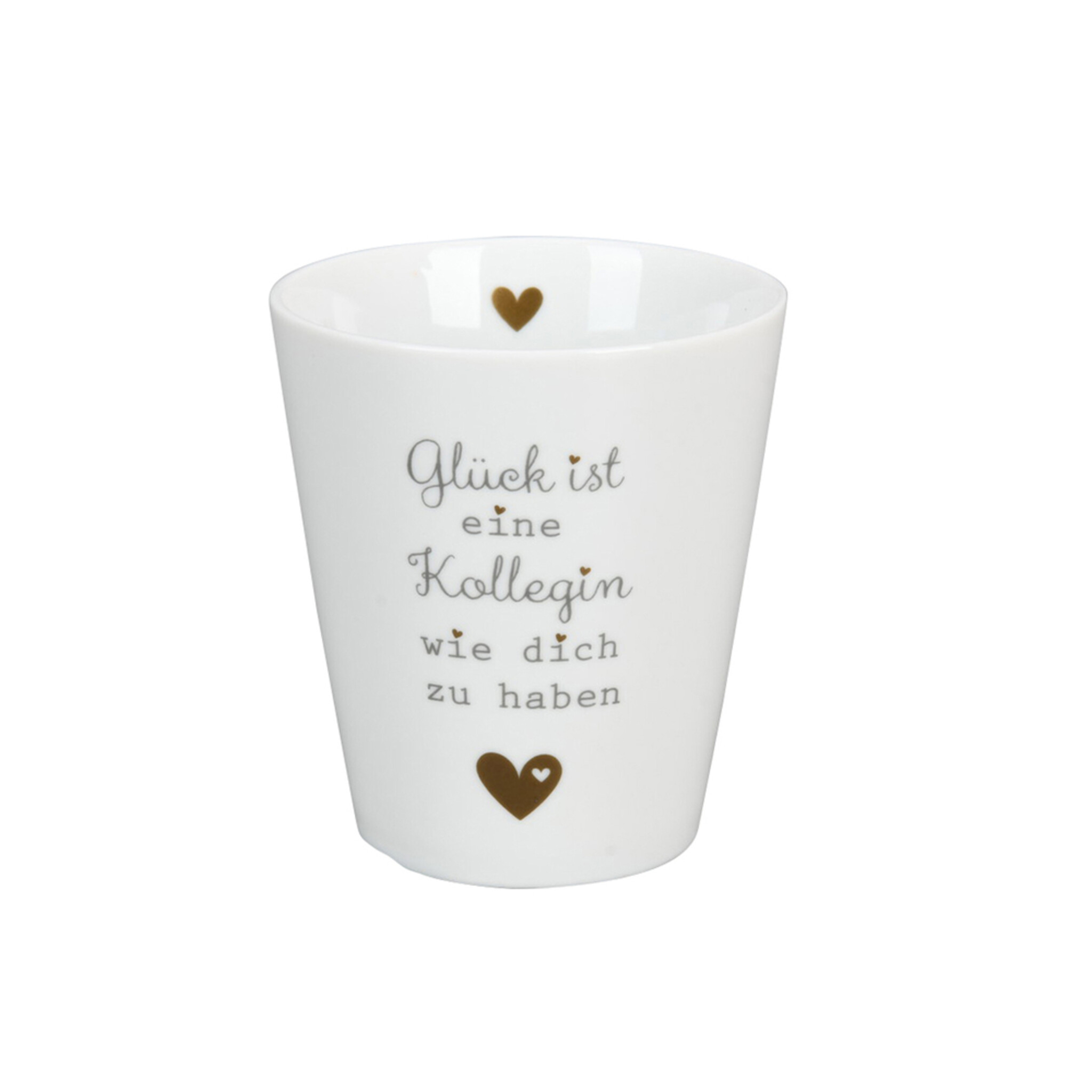 Happy Mug Glück ist eine Kollegin wie dich zu haben, weiss 