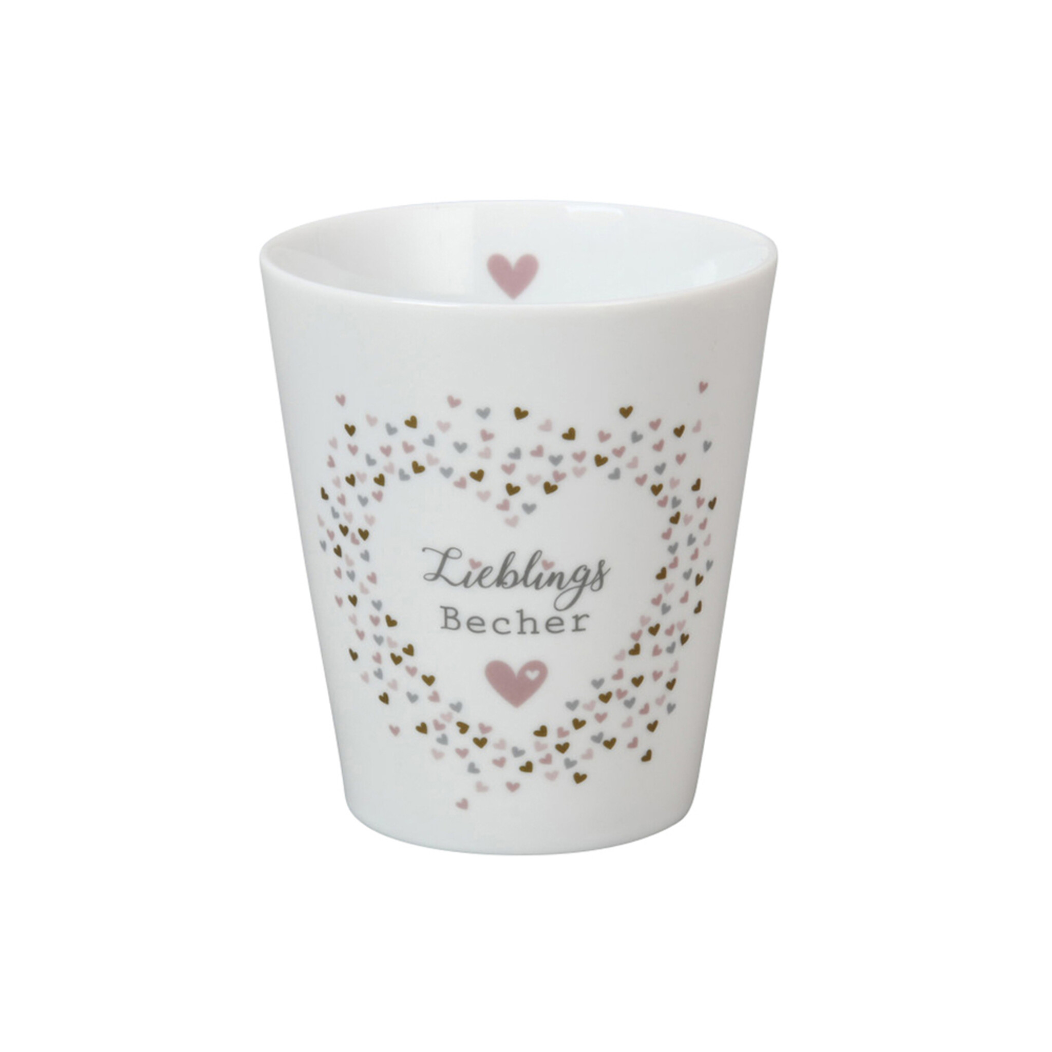 Happy Mug, Lieblingsbecher, weiss 