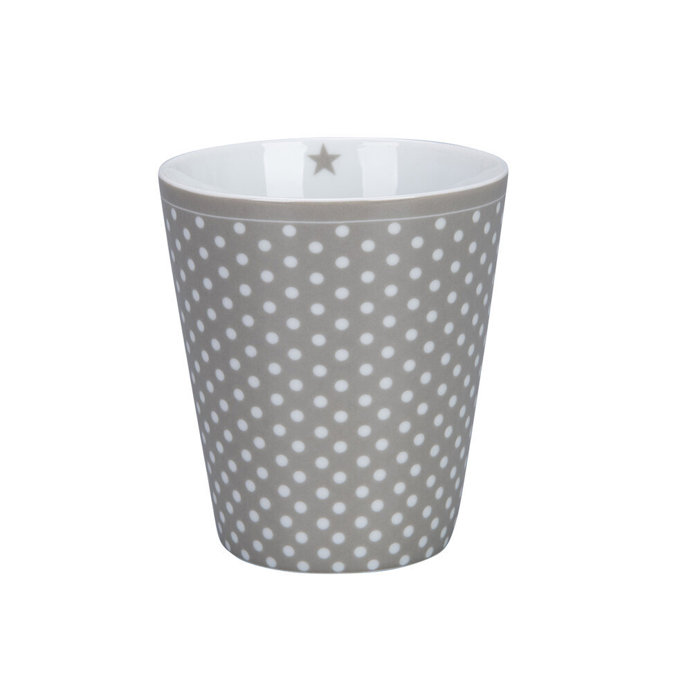Happy Mug Micro Dots Becher, taupe 