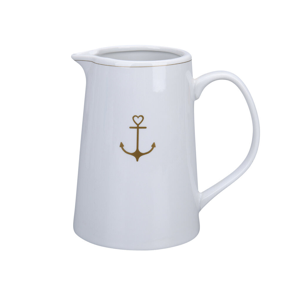 Kanne Gold Anchor, weiss 