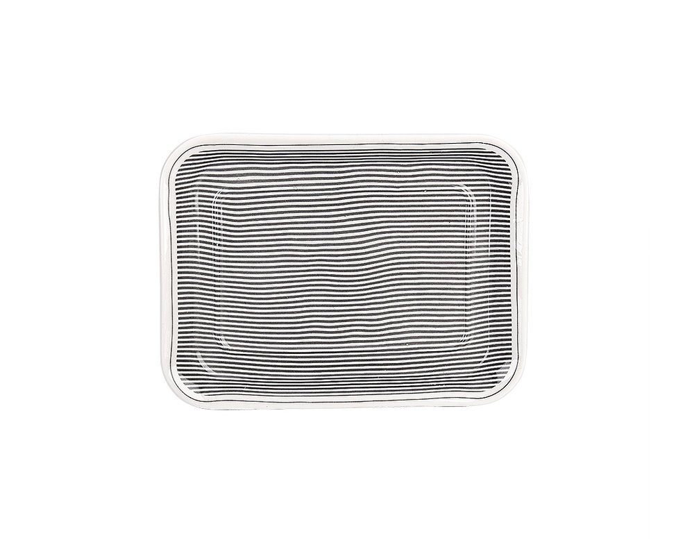 kleines Tablett Pinstripe | Krasilnikoff