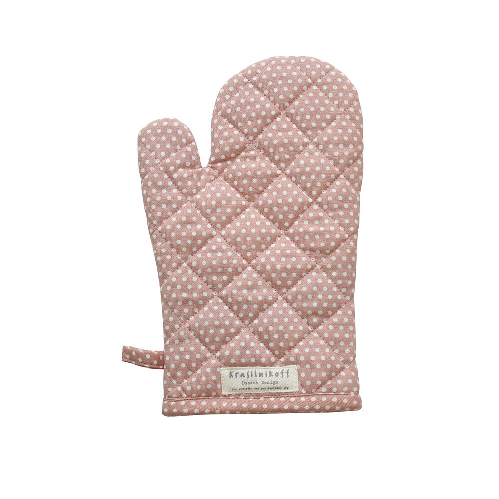 Ofenhandschuh Micro Dots, rosa 