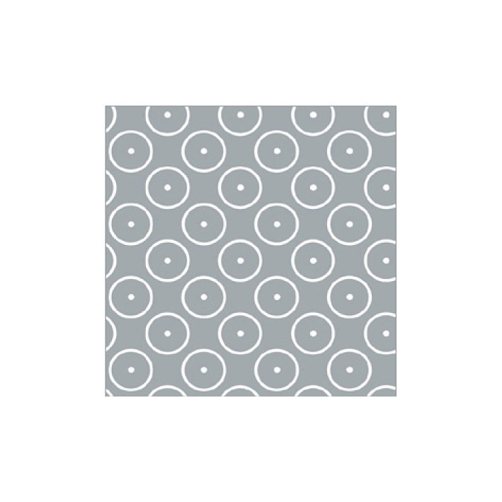 Krasilnikoff Papierservietten Circle Dot, grau 