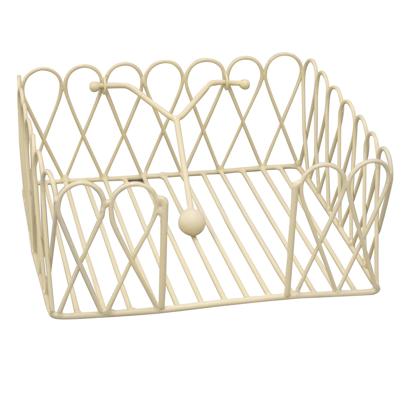Krasilnikoff Serviettenhalter, weiss 