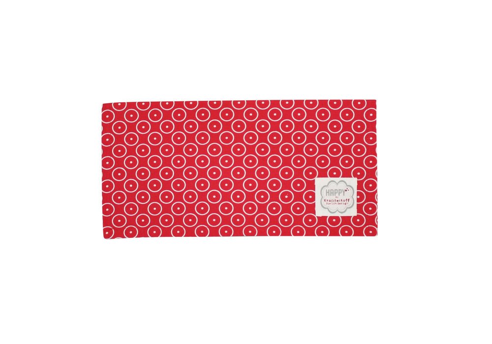 Krasilnikoff Stoffserviette Circle Dot, rot 