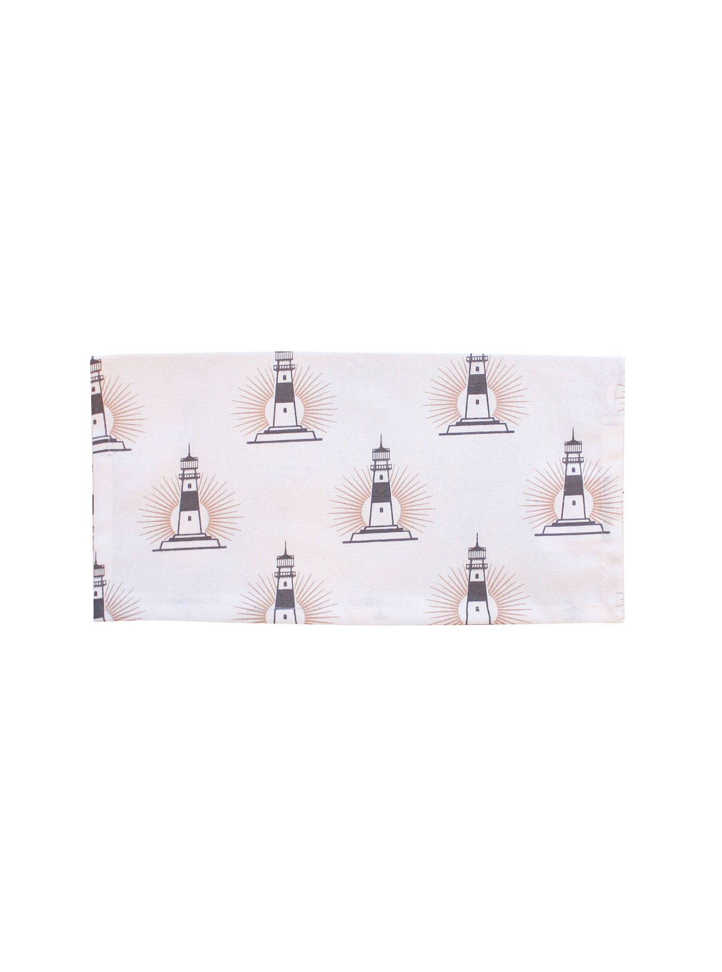 Krasilnikoff Stoffserviette Light House, weiss 