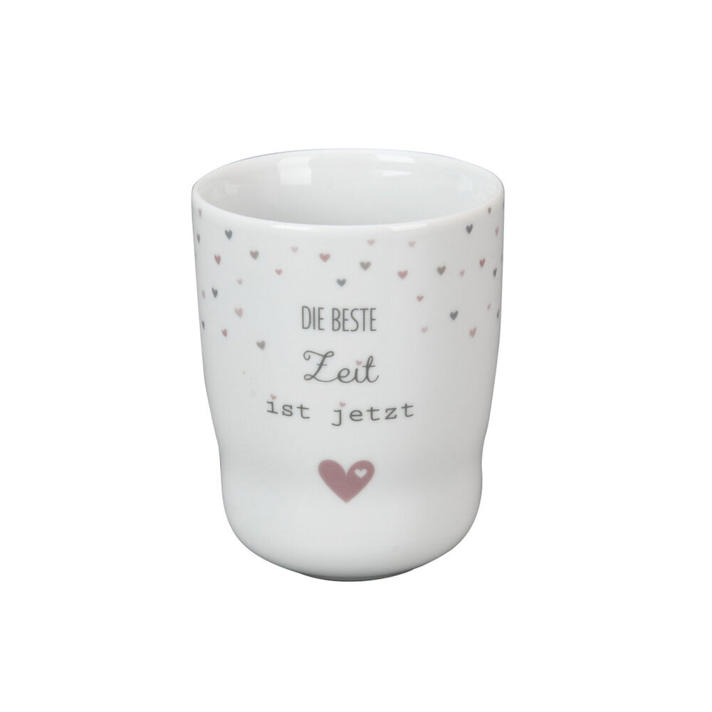 Wave Mug, Die Beste Zeit ist jetzt, weiss 