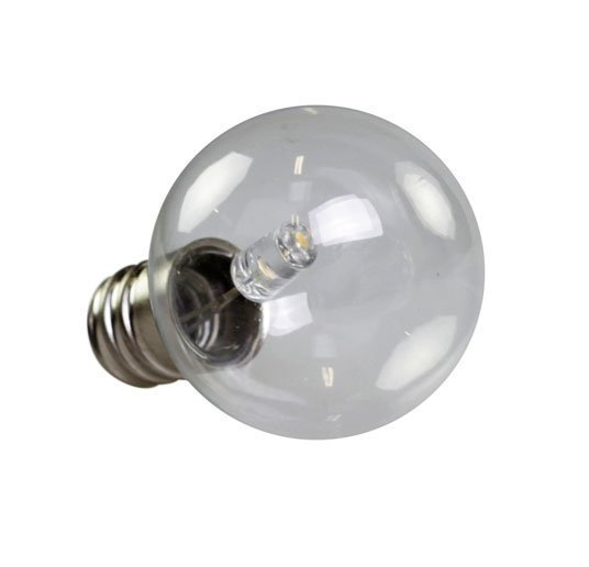 LED Birne E12, farblos 