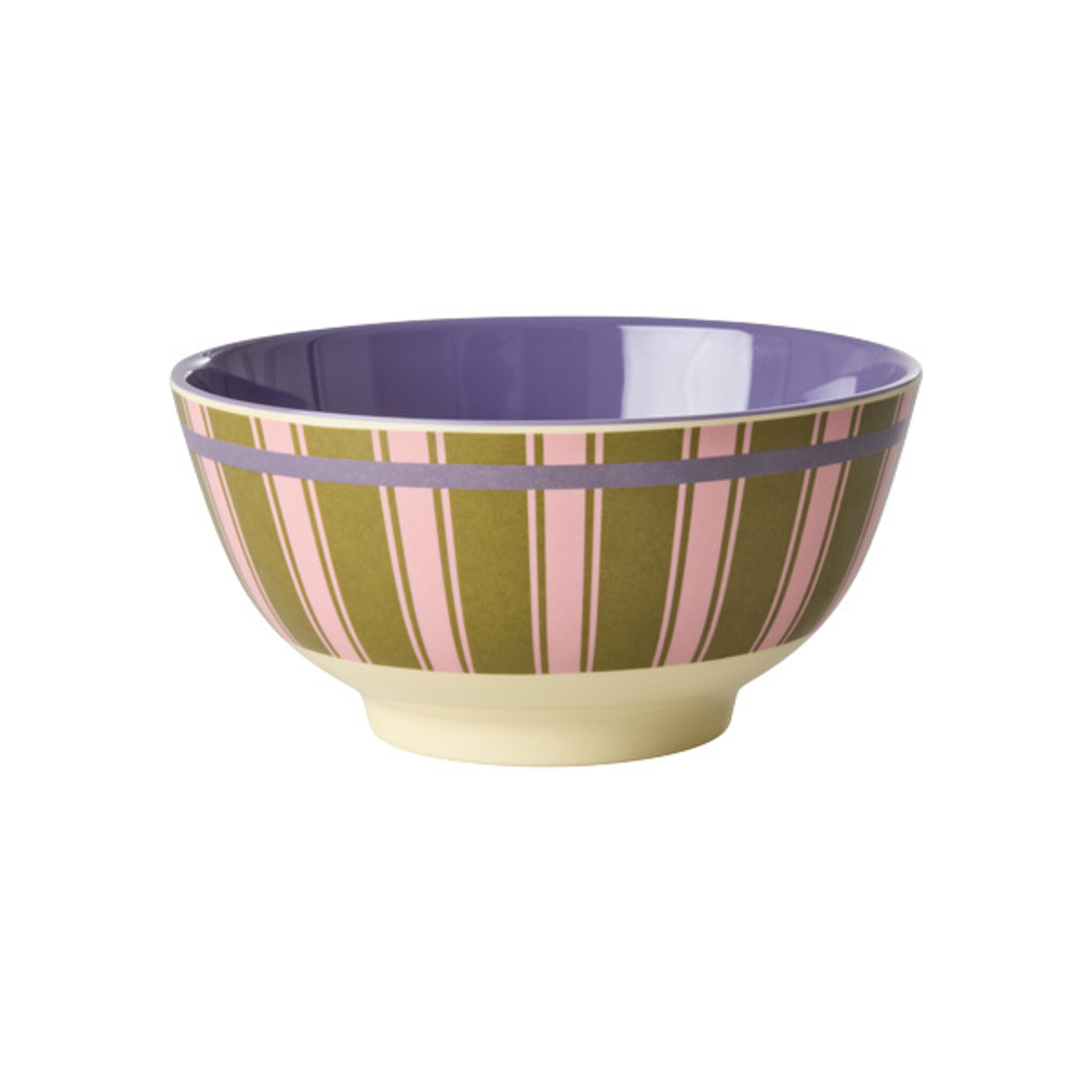 RICE Melamin Schüssel Stripe Delight, grün 