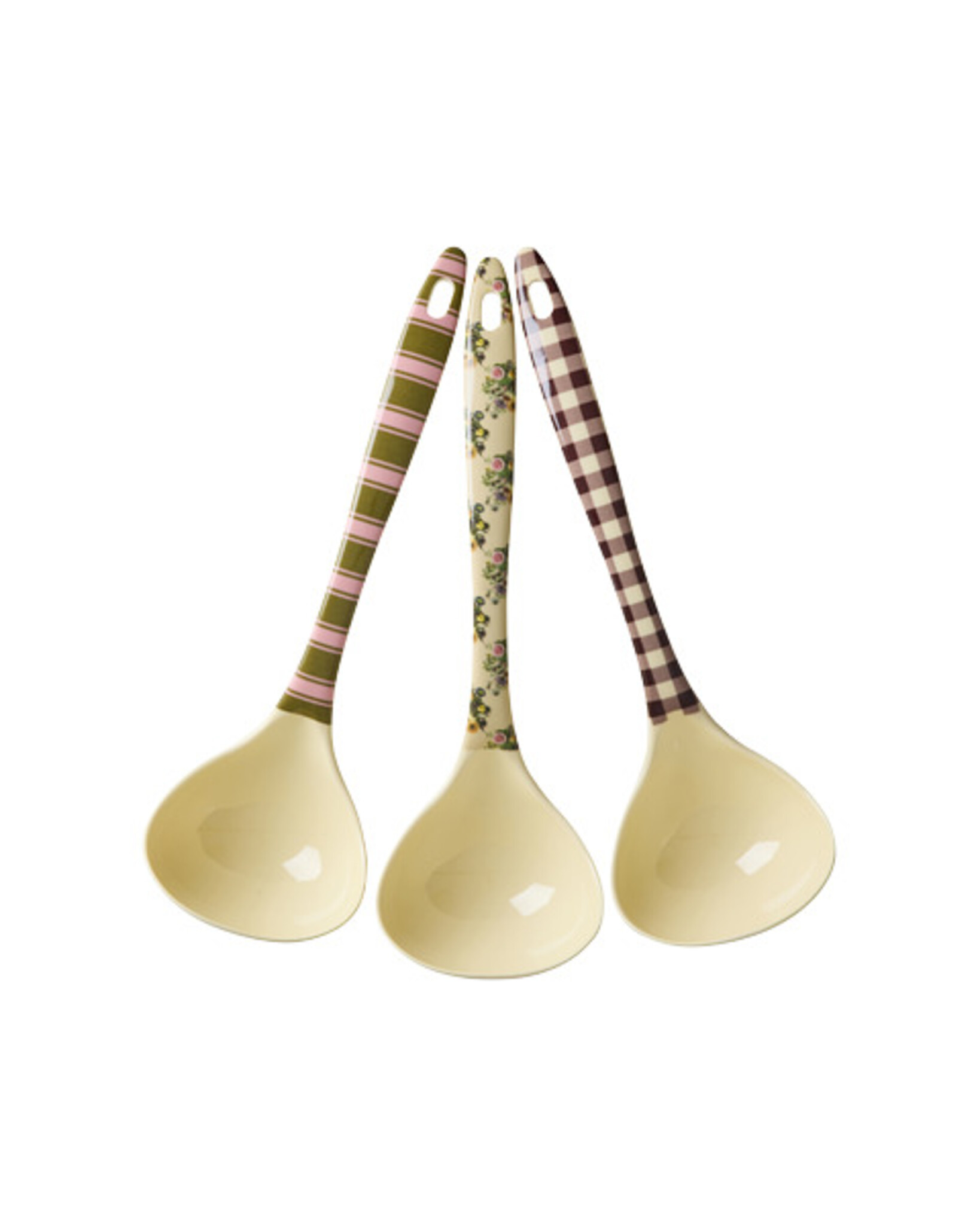 RICE Melamin Suppenlöffel Bon Vivant – 3er Set, diverse 