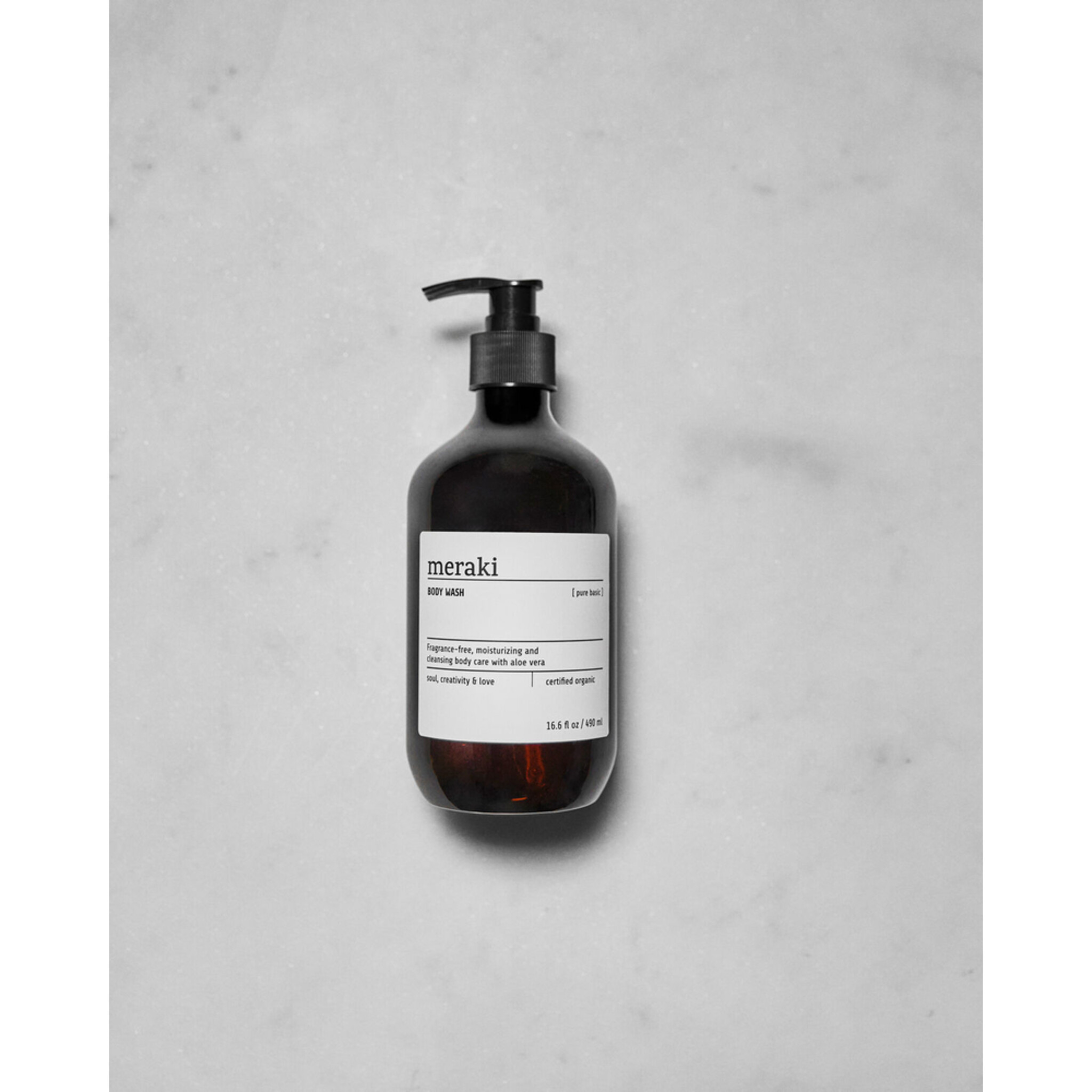 Body Wash Pure Basic, 490 ml,  Ø 7 cm, H 19 cm
