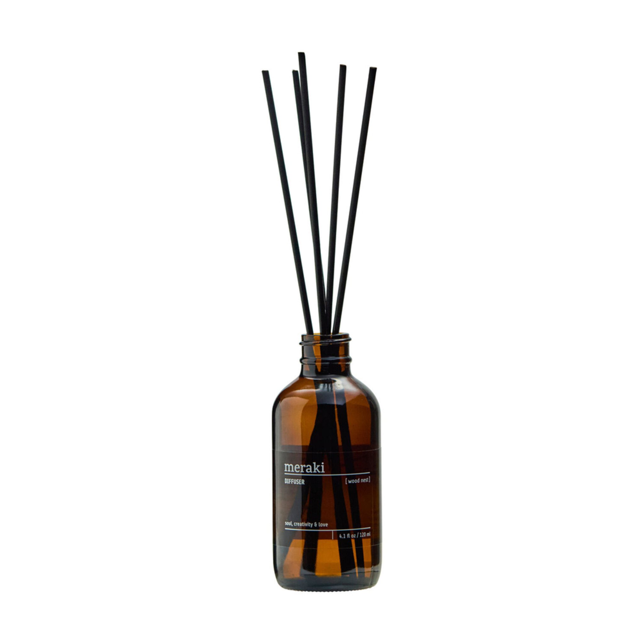 Meraki Duft-Diffuser Wood Nest, 120 ml,  5,5 x 5,5 x 22,5 cm